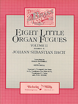 Illustration bach js eight little organ fugues vol. 2