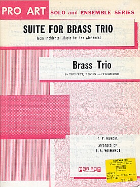 Illustration haendel suite for brass trio
