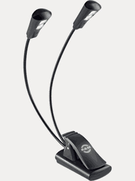 Illustration lampe pupitre pince k & m 4 leds