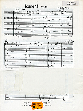 Illustration tull lament op. 32