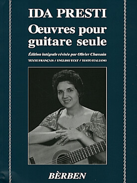 Illustration de Œuvres pour guitare seule, édition intégrale révisée par O. Chassain (texte français, anglais et italien)