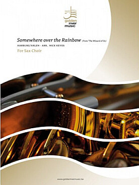 Illustration de Somewhere over the rainbow pour ensemble de saxophones