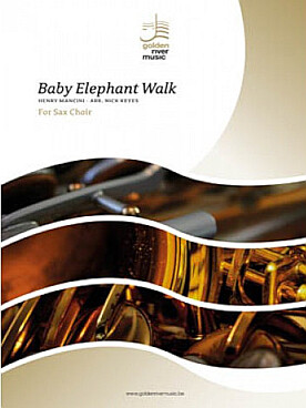 Illustration de Baby Elephant walk pour ensemble de saxophones