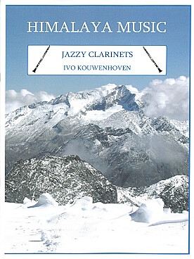 Illustration de Jazzy clarinets pour ensemble flexible 4 parties et percussion