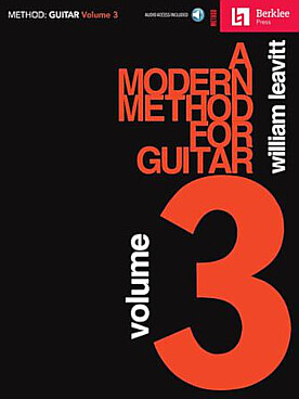 Illustration de Méthode moderne de guitare (en anglais) - Vol. 3 avec support audio