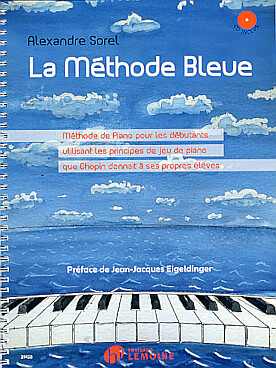 Illustration de La Méthode bleue : pour les débutants utilisant les principes de jeu de piano que Chopin donnait à ses propres élèves