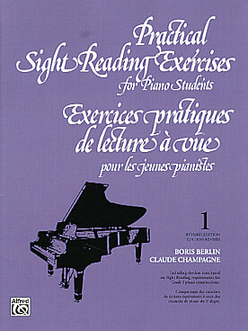 Illustration de Exercices pratiques de lecture à vue pour les jeunes pianistes - Vol. 1