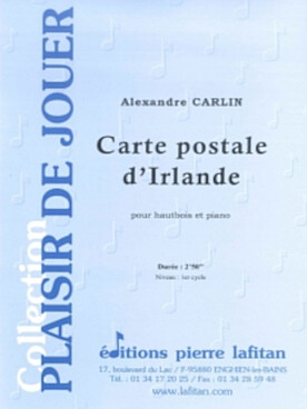 Illustration carlin carte postale d'irlande