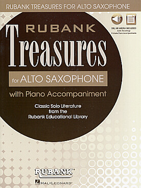 Illustration rubank treasures for alto saxophone