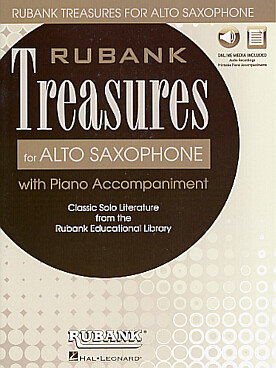 Illustration de RUBANK TREASURES for alto saxophone