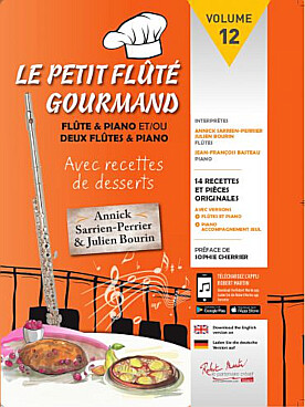 Illustration de Le PETIT FLÛTÉ : pièces d'auteurs divers - Tome 12 : Le Petit Flûté gourmand (14 recettes et pièces originales)  