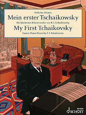 Illustration tchaikovsky mein erster tchaikovsky