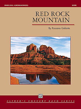 Illustration de Red rock mountain