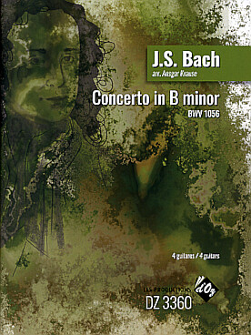 Illustration bach js concerto bwv 1056 en si min