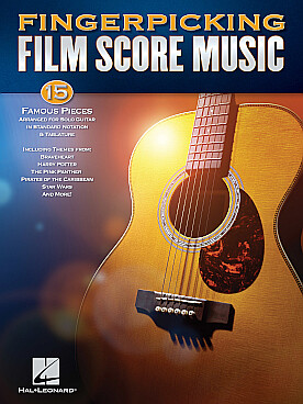 Illustration fingerpicking film score music