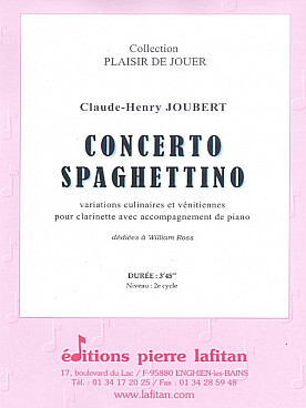Illustration joubert concerto spaghettino