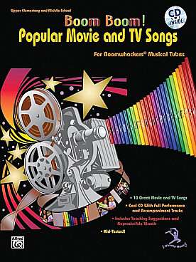 Illustration de Boom Boom! Popular Movie and TV Songs for boomwhakers musical tubes