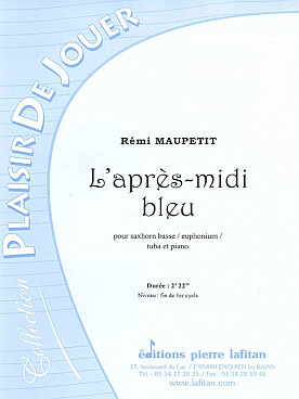 Illustration maupetit apres-midi bleu (l')