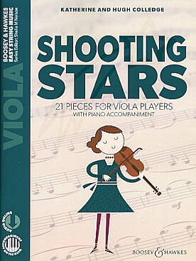 Illustration colledge shooting stars alto/piano