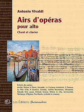 Illustration vivaldi airs d'opera pour alto