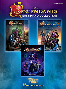 Illustration disney the descendants trilogy