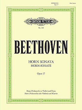 Illustration de Sonate op. 17 en fa M (Horn sonata)