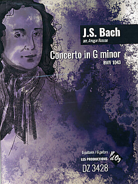 Illustration bach js concerto bwv 1043 en sol min