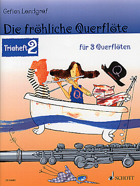 Illustration die frohliche querflote trioheft 2