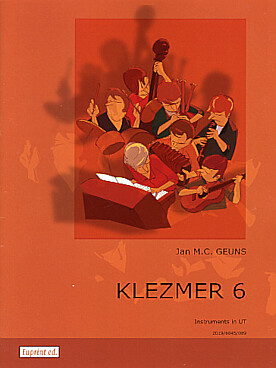 Illustration klezmer 6 (instruments en ut)