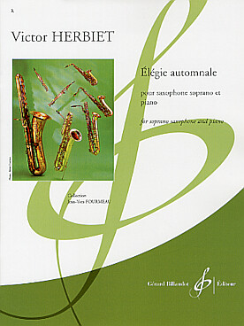 Illustration de Élégie automnale pour saxophone soprano et piano