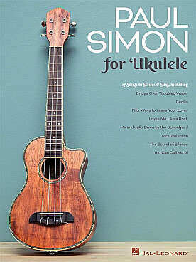 Illustration paul simon for ukulele