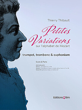 Illustration de Petites variations sur l'alphabet de Mozart pour trompette, trombone et euphonium