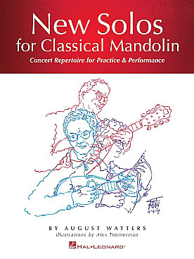 Illustration de New solos for classical mandolin : concert repertoire for practice and performance