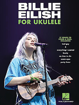 Illustration billie eilish for ukulele