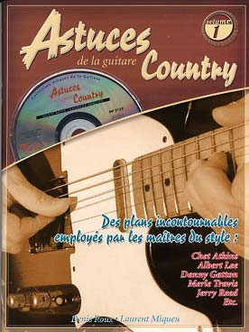 Illustration astuces de la guitare country + cd 