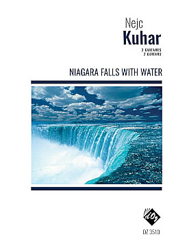 Illustration kuhar niagara falls with water