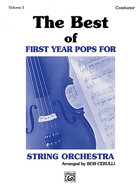 Illustration de The BEST OF FIRST YEAR POPS for string orchestra - Conducteur