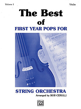 Illustration de The BEST OF FIRST YEAR POPS for string orchestra - Violon