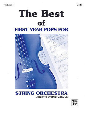 Illustration de The BEST OF FIRST YEAR POPS for string orchestra - Violoncelle
