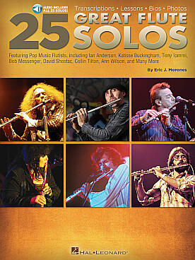 Illustration de 25 GREAT FLUTE SOLOS