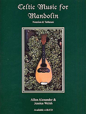 Illustration celtic music for mandolin