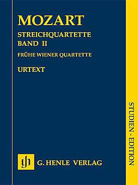 Illustration de Quatuor à cordes - Vol. 2 : Premiers quatuors viennois KV 168 à 173