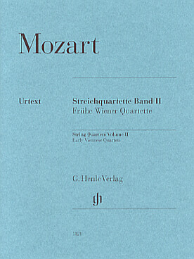 Illustration de Quatuor à cordes - Vol. 2 : Premiers quatuors viennois KV 168 à 173