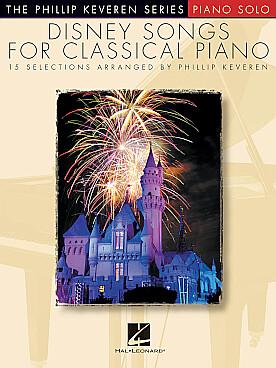 Illustration disney songs for classical piano
