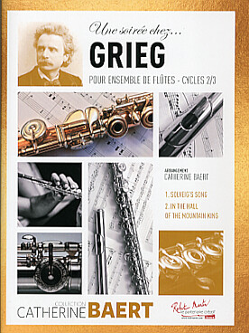 Illustration de UNE SOIREE CHEZ ... (pour ensemble de flûtes) - Grieg
