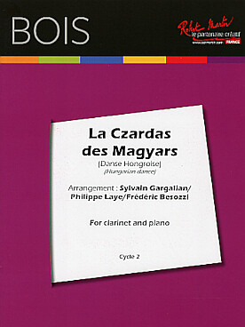 Illustration czardas des magyars (danse hongroise)