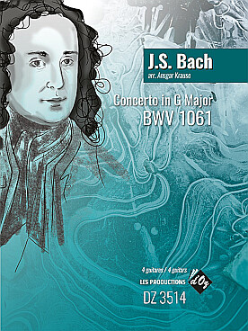 Illustration bach js concerto bwv 1061 en sol maj