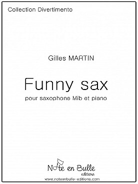 Illustration de Funny sax pour saxophone mi b et piano