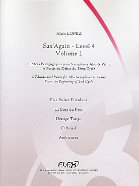 Illustration lopez sax' again niveau 4 vol. 1