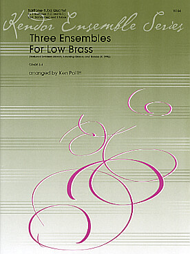 Illustration de THREE ENSEMBLES FOR LOW BRASS